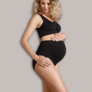 CARRIWELL Majtki dla Kobiet w Ciąży Czarne rozmiar S