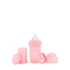 Twistshake Butelka Antykolkowa Pastel Pink 180ml