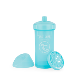 Twistshake, kubek niekapek, z mikserem Kid Cup Pastel Blue 360 ml