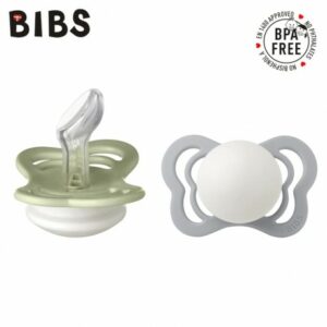 BIBS COUTURE 2-PACK SAGE NIGHT & CLOUD NIGHT rozm S
