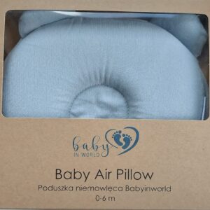 Baby In World Poduszka Baby Air  niemowlęca 0-6 mc Szara