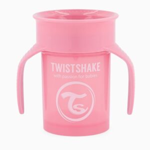 Twistshake, Kubek *360* Cup 6m+ Pastel Pink